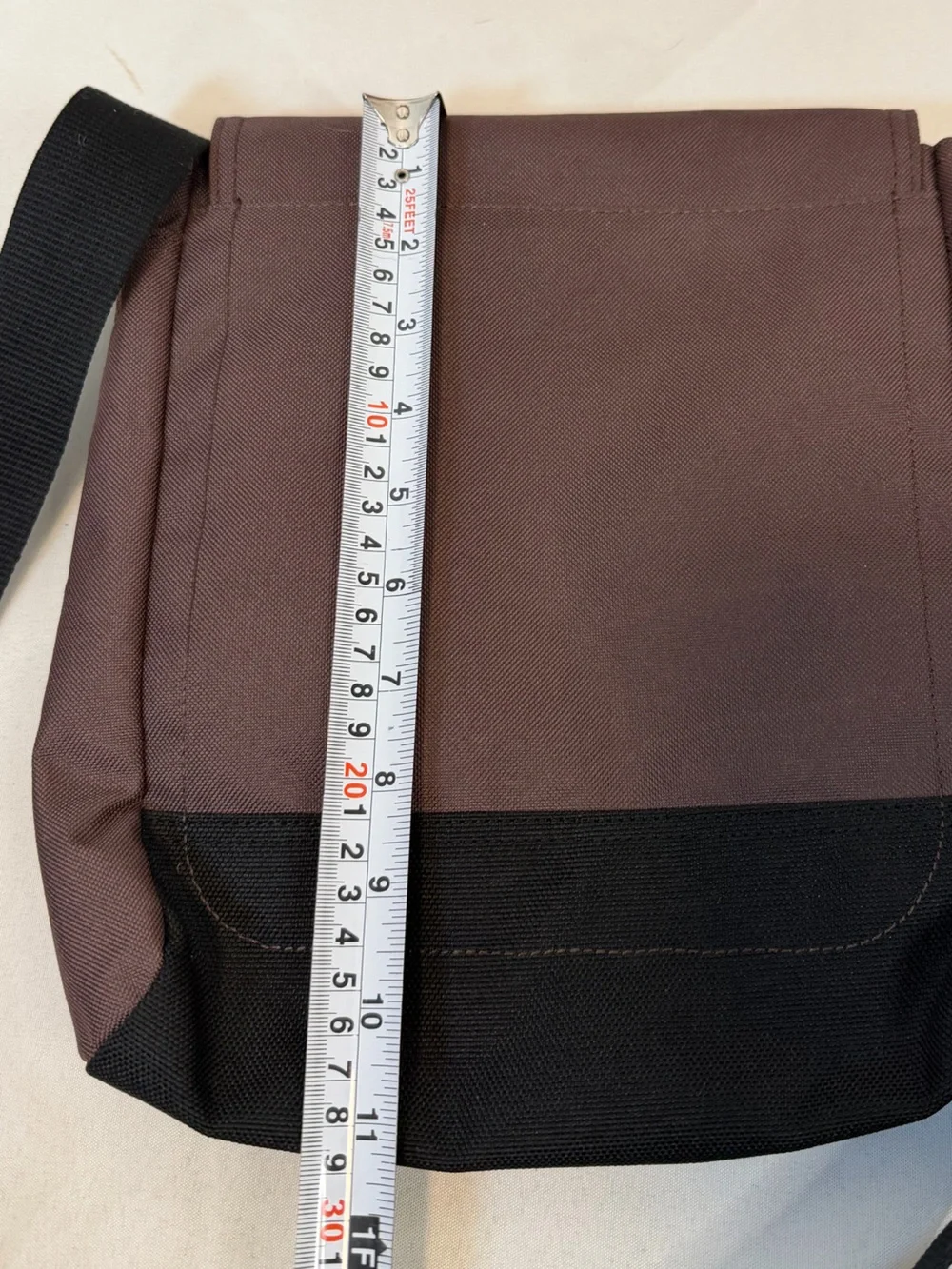 Carhartt Messenger Crossbody Bag Port Color Black Strap Flap Over Snap Closure